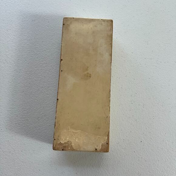 Victorian Antique Painted Wood Hinged Box Gilded 7.5"x3"x1.5" - Picture 11 of 12